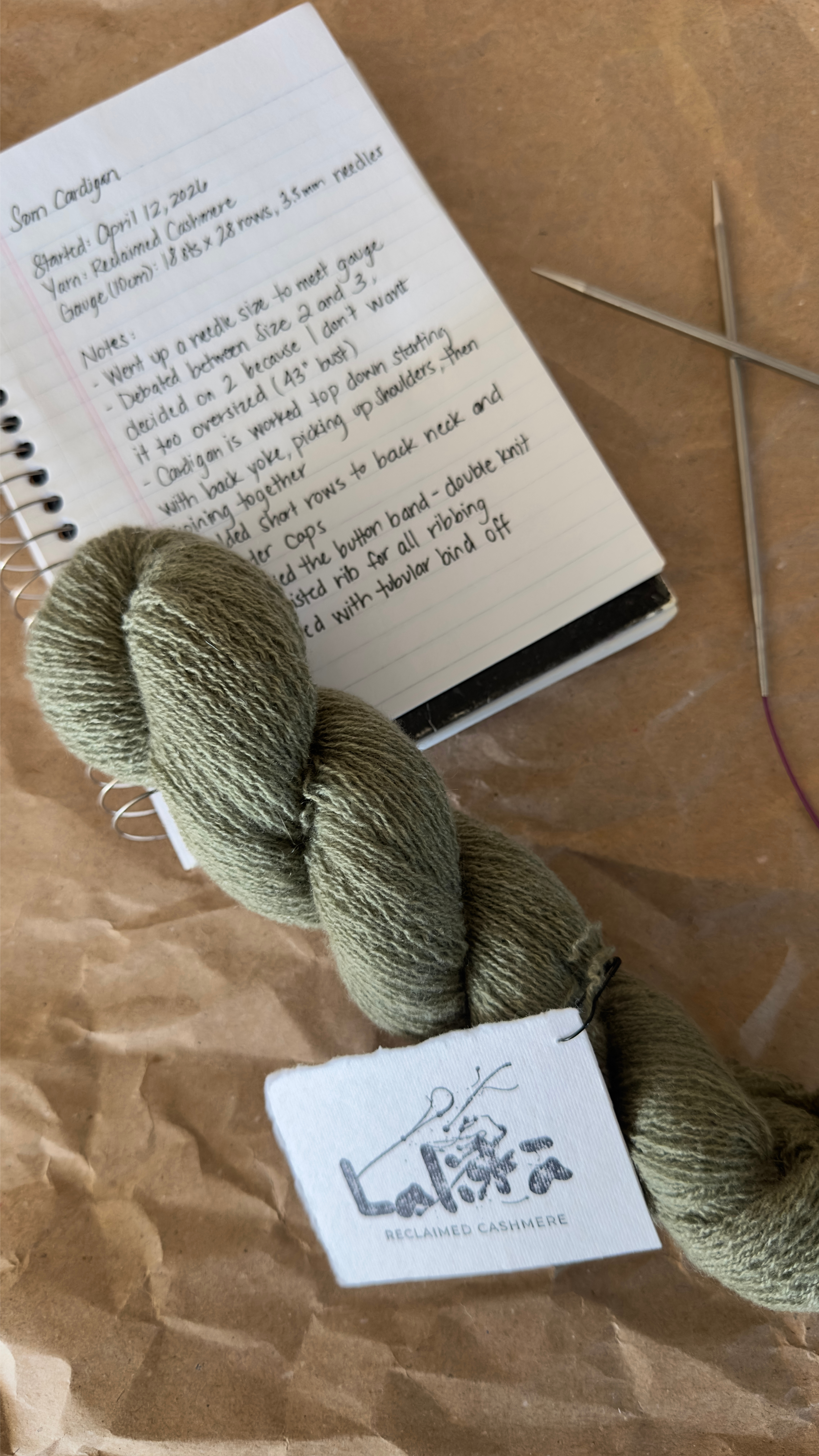 No. 02 | Weeping Willow | 100% Reclaimed Cashmere